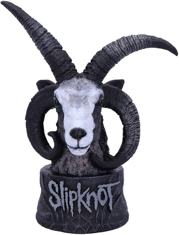 Band Merchandise~ Officially Licensed Slipknot Flaming Goat Bust Figurine, Black, 23cm