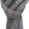Magicun N.Giftware~Lion Heart Gauntlet Goblet 25cm Silver, Resin w/Stainless Steel Insert, One Size