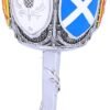 Magicun N.Giftware~B4697P9 Goblet of The Brave Scottish Shield Chalice 17cm, Resin w. Stainless Steel