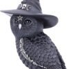 Dark Collection~Owlocen Witches Hat Occult Owl Figurine, Black, 13.5cm