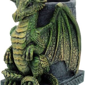 Nemesis NEM2564 Now Green Wyrm Dragon Pen Pot Holder