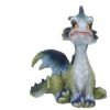 Fantasy Collection~ Triple Trouble Small Set of Three Dragon Infant Ornaments, Green, 15.5cm