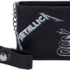 Band Merchandise~ Officially Licensed Metallica Black Album Wallet with Chain, 11cm