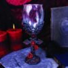 Dark Collection~B4479N9 Carpe Noctem Goblet 20cm, Resin w. Stainless Steel