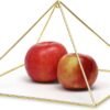 Finest Quality 51 Degree 9" 24k Gold-Plated Copper Meditation Pyramid for Healing