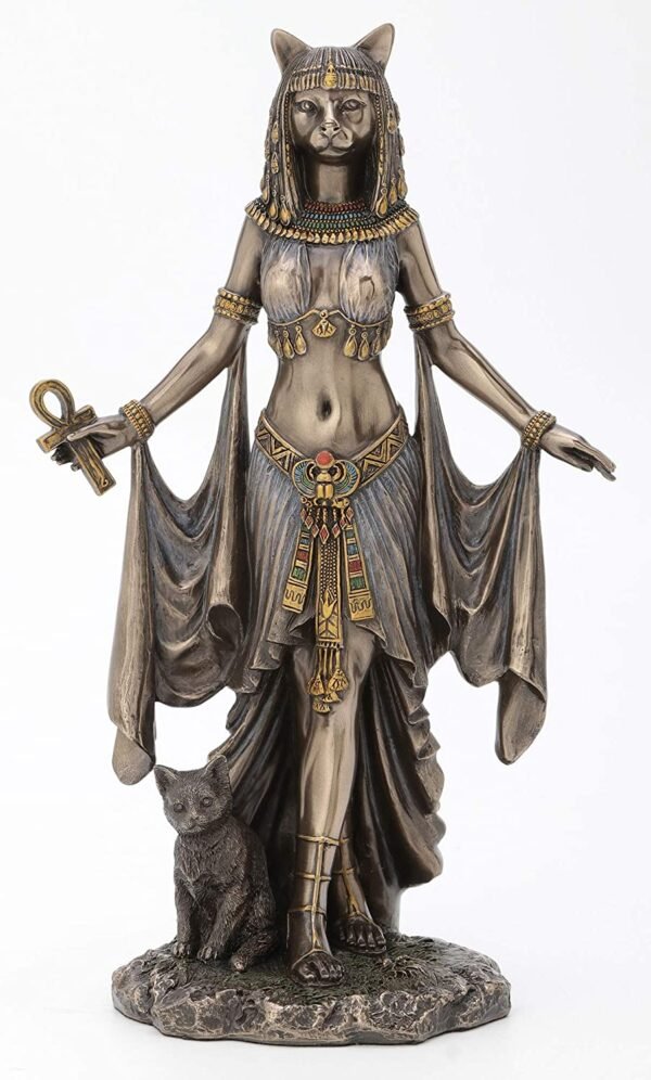 Magic  Collection~Bastet Egyptian Goddess of Protection Statue Sculpture 10" Tall