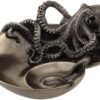 Magic  Collection~Container of Curiosity Bronze Finish Octopus On Nautilus Shell Tray