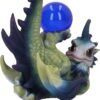 Fantasy Collection~ Playful Hatchling Dragon Figurine, Green/Purple, 14cm