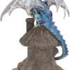 Magicun N.Giftware~Magnar Incense Burner 23cm Blue