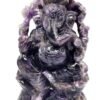 Magicun  Collection~Amethyst Handmade Carving of Ganesh - Lord Ganesha Idol | Sculpture | Murti in Crystals and Gemstones - Reiki/Chakra/Healing - 7 inches and 1.9kg (4.2 lb)