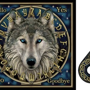 Artist Collections~ Wolf Lisa Parker Spirit Board 39cm Blue