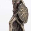 Magic  Collection~8 5/8 Inch Santeria Orishas Obba River Goddess Cold Cast Resin Bronze Finish Statue Shrine Idol