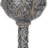 Magicun N.Giftware~Armoured Goblet Goblet 22cm Grey