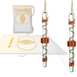 Magnetic Healing Mat System with Two 7 Inch Quartz Crystal Etheric Weavers