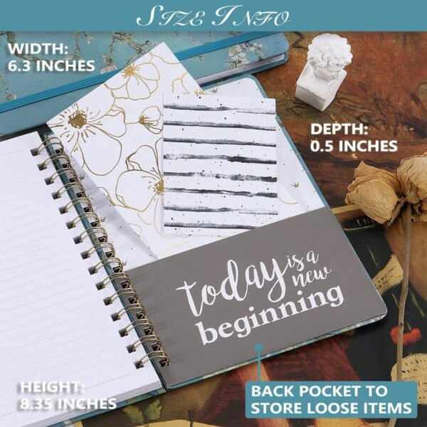 Witchcraft~Ruled Journal/Notebook- Lined Journal, 6.3" X 8.35", Hardcover, Back Pocket, Strong Twin-Wire Binding with Premium Paper, College Ruled Spiral Notebook/Journal, Perfect for School, Office & Home