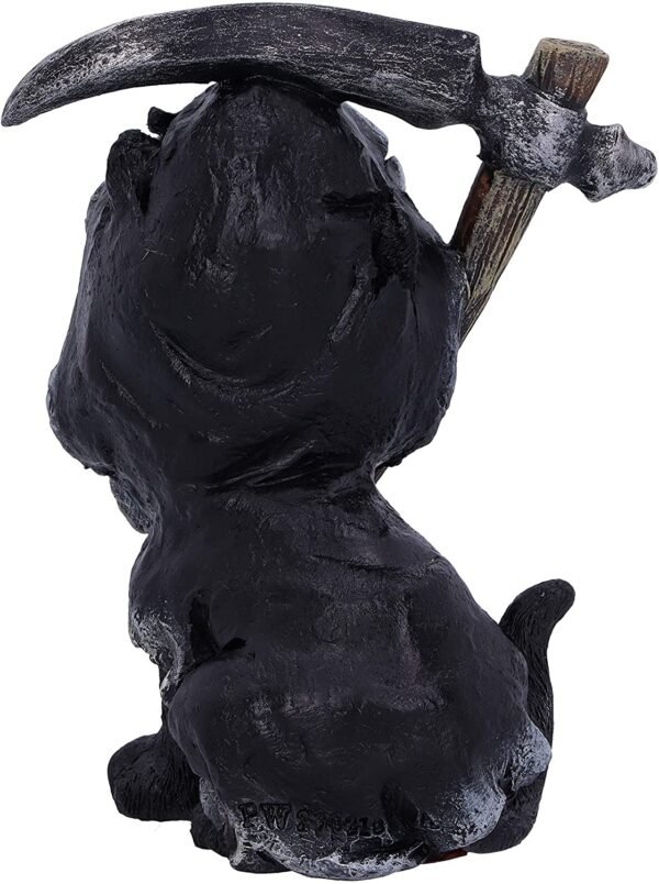 Dark Collection~Amara Grim Reaper Fline Cat Figurine, Black, 10.2cm