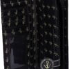 Band Merchandise~ Officially Licensed Powerwolf Kiss of The Cobra King Embossed Womens Purse, Black, 18.5cm
