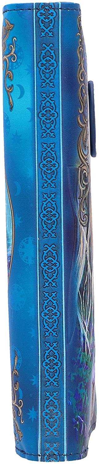 Magicun N.Giftware~, Blue Officially Licensed Lisa Parker Fairy Whispers Embossed Purse, 18.5cm
