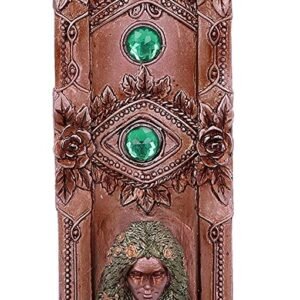 Light Collection~Ethereal Mother Earth Gaia Art Statue Incense Burner, Green, 24cm