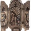 Magic  Collection~Lady of Grace Polyptych Sculpture of Annunciation