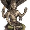 Magic  Collection~Shesha Vishnu Sheshanaga Statue Sculpture 7.2" Tall