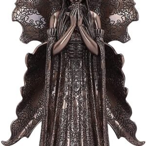 Artist Collections~ Anne Stokes Only Love Remains Bronze Gothic Fairy Angel Figurine, 36cm