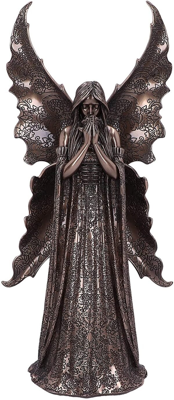 Artist Collections~ Anne Stokes Only Love Remains Bronze Gothic Fairy Angel Figurine, 36cm