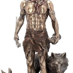 Wiccan Collection~Herne and Animals Figurine 38cm Bronze