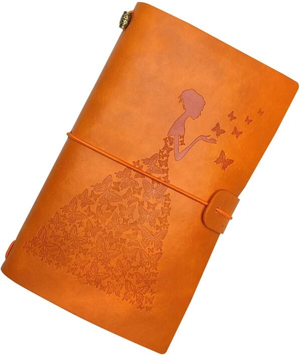 Witchcraft~to My Granddaughter Leather Journal -Follow Your Dreams and Remember to Be Awesome I’ll Always Be with You - 2 Refillable Notepads Writing Diary Gift for Girls(to Granddaughter)