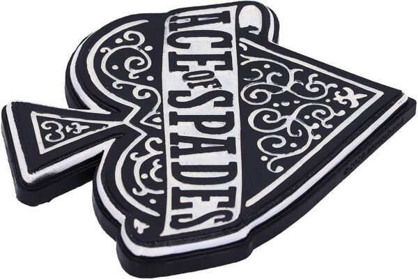 Band Merchandise~ Officially Licensed Set of Four Motorhead Ace of Spades Resin Coasters, Black, 12.5cm