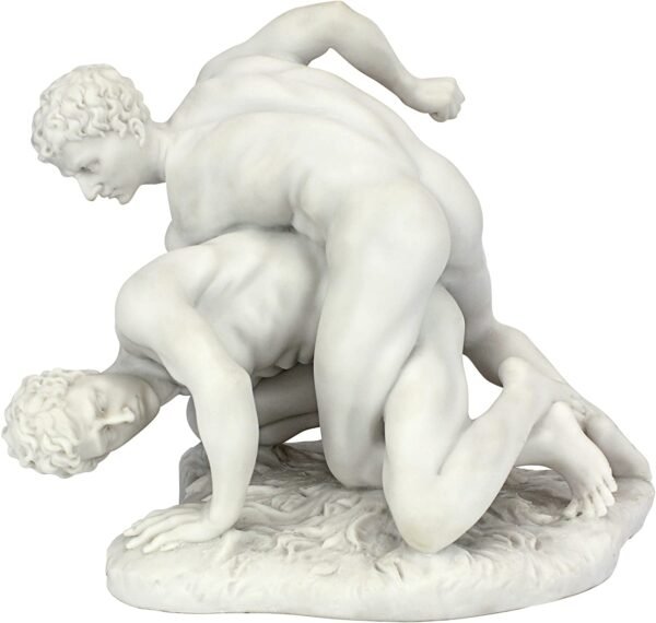 Magic  Collection~Design Toscano WU74741 Farnese Hercules Roman God Statue, 10 Inch, Bonded Marble Polyresin, White