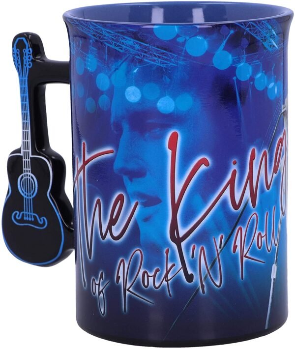 Magicun N.Giftware~Blue Elvis The King of Rock and Roll Mug, 16oz