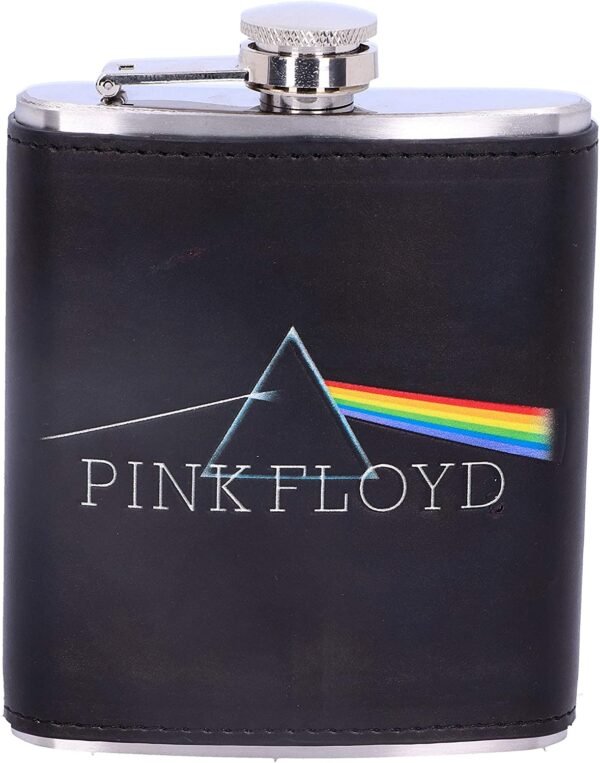 Magicun N.Giftware~B4878P9 Pink Floyd Dark Side of the Moon Hip Flask, Resin w. Stainless Steel