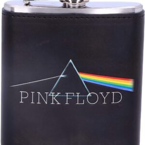 Band Merchandise~ B4878P9 Pink Floyd Dark Side of The Moon Hip Flask, Resin w. Stainless Steel