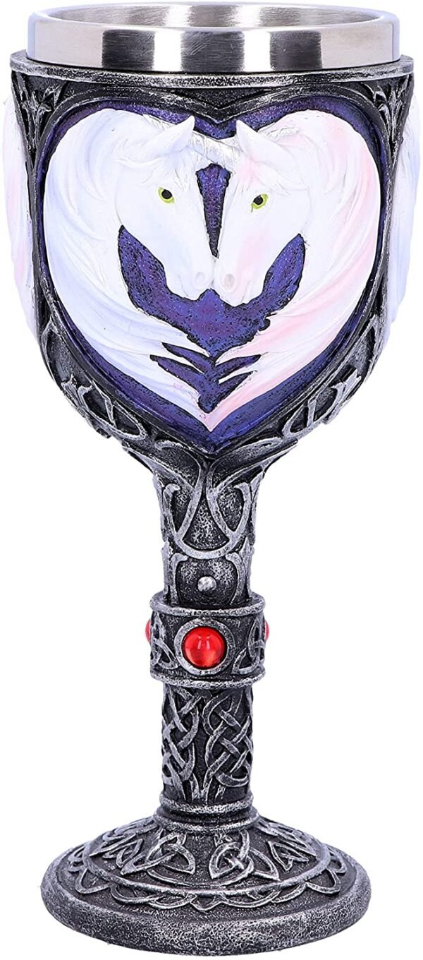 Nemesis Now U4811P9 Beloved Goblet 19.8cm, Resin w. Stainless Steel