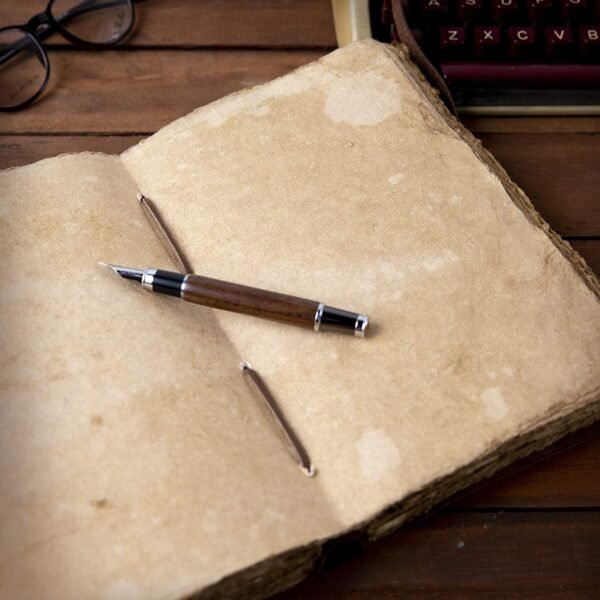 Witchcraft~Vintage Leather Journal Tree of Life - Leather Bound Journal - Antique Paper - Beautiful Embossed Tree Leather Sketchbook - For Drawing Sketching and Writing - 240 Pages (9" x 6", Vintage Brown)