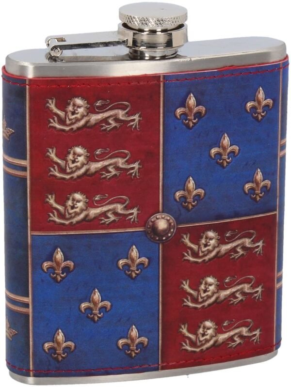 Magicun N.Giftware~Medieval Hip Flask 13cm Blue, 7cm