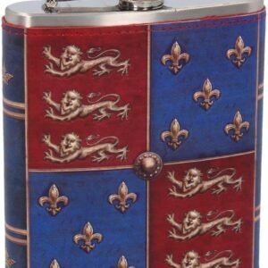 Mythology Collection~ Medieval Hip Flask 13cm Blue