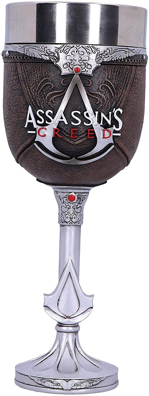 Gaming collectables~ Officially Licensed Assassins Creed Brown Hidden Blade Game Goblet, 20.5cm