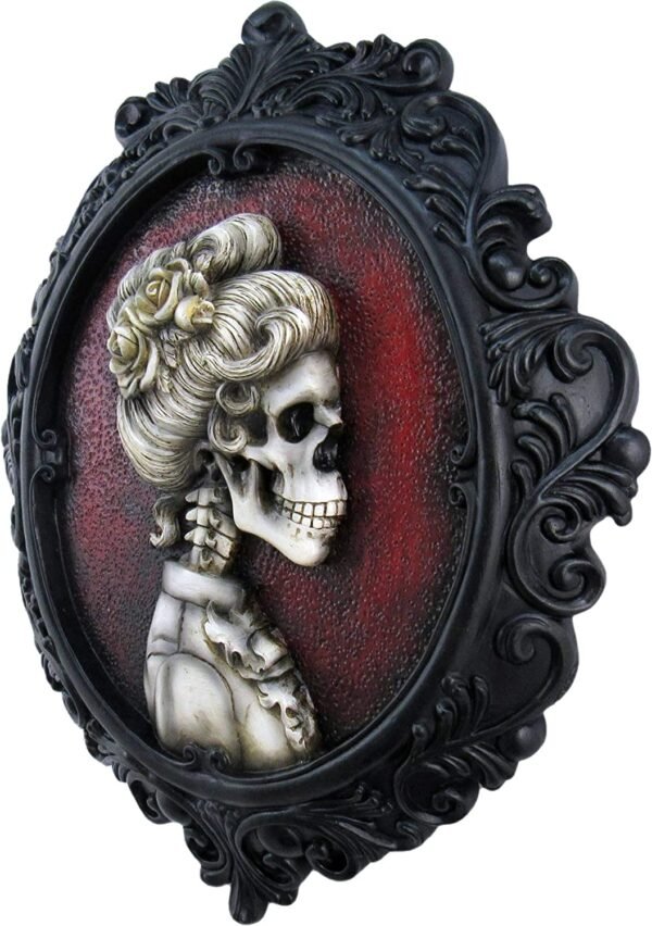 Magic  Collection~World of Wonders Victorian Gothic Collection Cameo Madam Morticia Gothic Wall Sculptures | Halloween Decorations | Hallway Wall Art | Fall Decorations for Home | Spooky Decor -13.75"