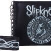 Band Merchandise~ B5217R0 Officially Licensed Slipknot Flaming Goat Logo Wallet with Chain, Black, 11cm