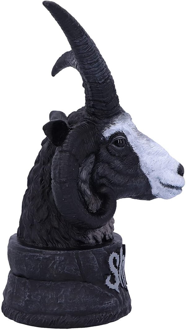 Band Merchandise~ Officially Licensed Slipknot Flaming Goat Bust Figurine, Black, 23cm