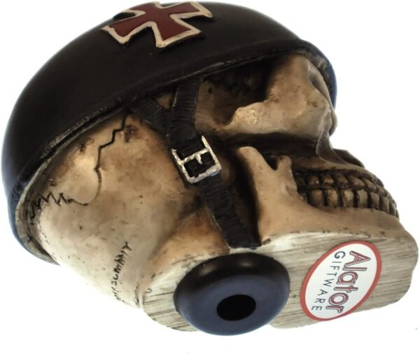 Dark Collection~Skull Racer Gear Knob 8.5cm, Resin, Ivory