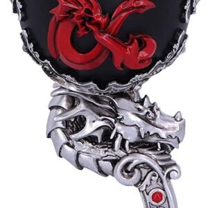 Gaming collectables~ Dungeons & Dragons Fantasy Role Play Die D20 Goblet, Black, 19.5cm