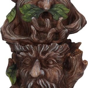 Light Collection~Forest Elders Backflow Incense Burner 19cm, Brown