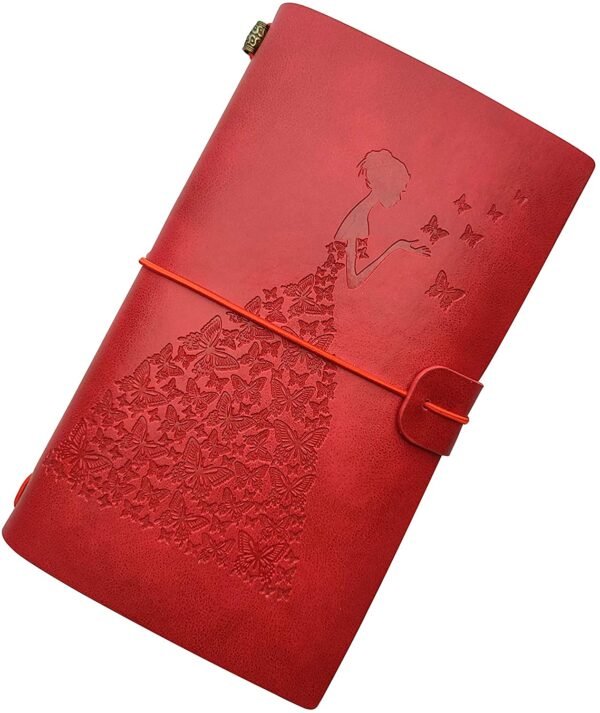 Witchcraft~to My Granddaughter Leather Journal -Follow Your Dreams and Remember to Be Awesome I’ll Always Be with You - 2 Refillable Notepads Writing Diary Gift for Girls(to Granddaughter)