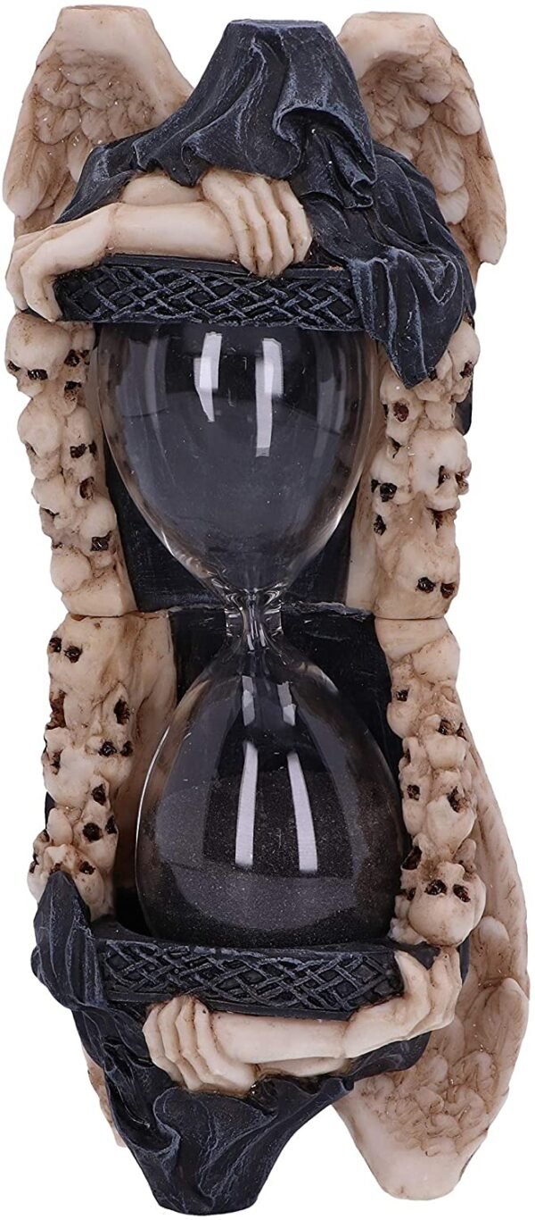 Dark Collection~Sleeps Double Grim Reaper Sand Timer, Black, 19cm