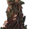 Magicun N.Giftware~Lady Earth Female Tree Spirit Natural Backflow Incense Burner, 23.5cm, Brown