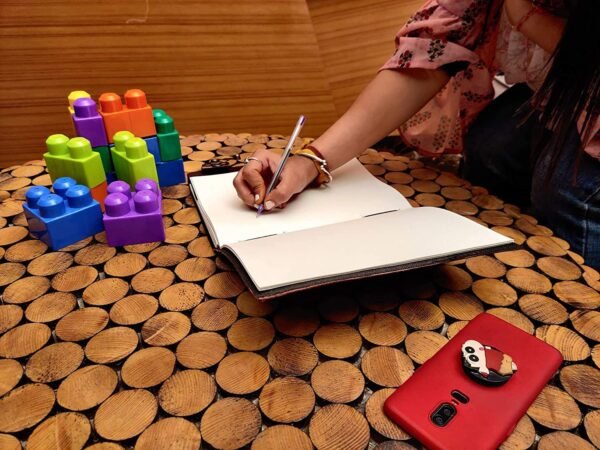 Witchcraft~Leather Book of Shadows Journal, Supernatural Notebook with Chakra Gem Stones Healing Crystals and Latch, by  (Brown Single Lock)