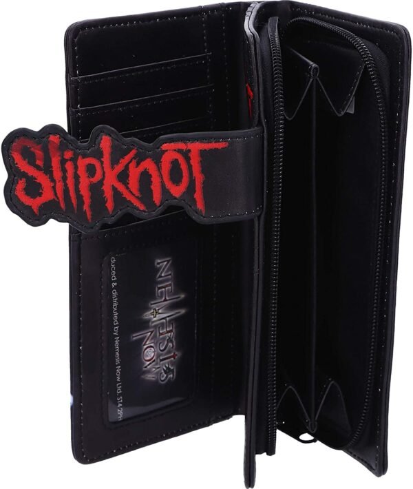 Band Merchandise~ Officially Licensed Slipknot We are Not Your Kind Album Embossed Purse, Black, 18.5cm